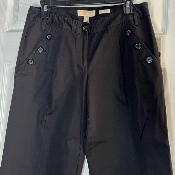 New MICHAEL Michael Kors Millbrook Fit Wide Leg Dress Pants Office Ready Sz 6 - Picture 4 of 11